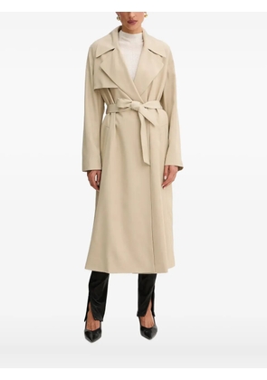 BOSS Calissya belted lapel trench coat - Neutrals