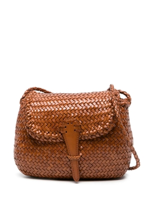 DRAGON DIFFUSION mini City shoulder bag - Brown