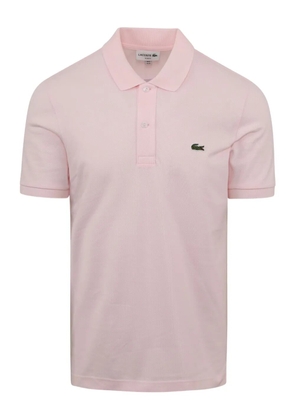 Lacoste L.12.12 ribbed-collar polo shirt - Pink