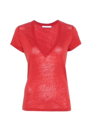 IRO V-neck T-shirt - Red