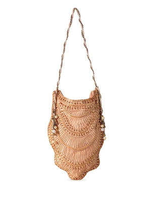 Nannacay Margie beaded shoulder bag - Pink