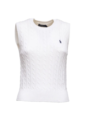 Polo Ralph Lauren logo-detail vest - White