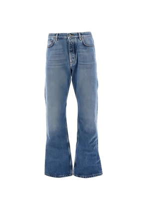 Off-White cotton slim-fit jeans - Blue