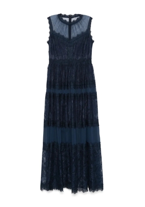 ERMANNO FIRENZE lace maxi dress - Blue
