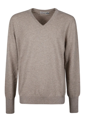 Ballantyne V-neck sweater - Neutrals