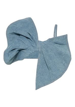 Nina Ricci giant-bow top - Blue