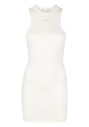 Off-White Sleek Rowing logo-print minidress