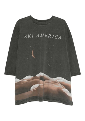 Willy Chavarria graphic-print T-shirt - Grey