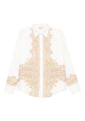 Pierre-Louis Mascia paisley print shirt - White