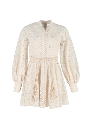 ZIMMERMANN Amari broderie-anglaise dress - White