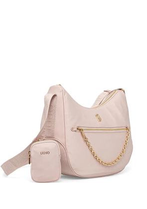 LIU JO logo-plaque shoulder bag - Pink