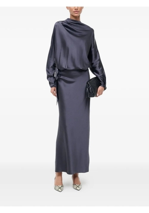 STAUD Phoebe tie-detail maxi dress - Blue