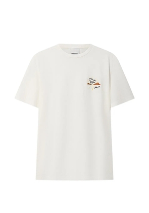 ISABEL MARANT Honore embroidery round-neck T-shirt - Neutrals