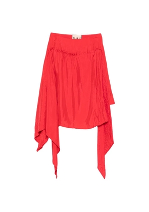 Plan C tie detail skirt - Red