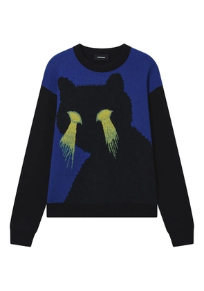 We11done graphic sweater - Black