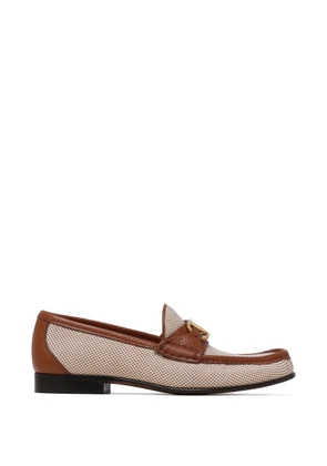 Valentino Garavani logo loafers - Neutrals