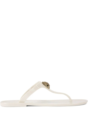 Kurt Geiger London Maddison metallic-embellishment sandals - White