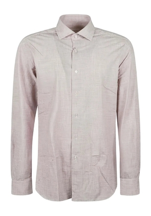 Xacus textured button-down shirt - Grey