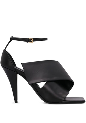 Givenchy 100mm wrapped ankle-strap sandals - Black