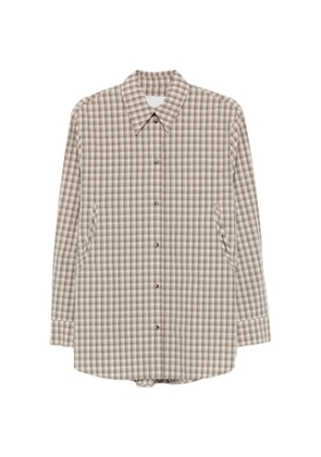 Nanushka plaid-detail shirt - Neutrals
