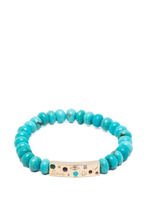 Sydney Evan turquoise bead bracelet - Blue