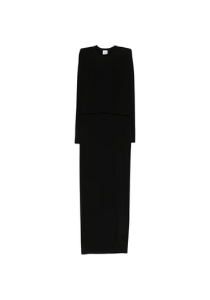 Nanushka Shada long-sleeve maxi dress - Black