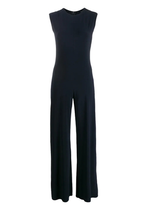 Norma Kamali wide leg jumpsuit - Blue