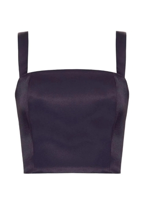 Lethicia Bronstein Azra strap crop top - Blue