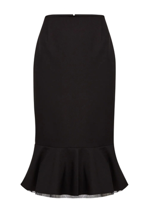 Nina Ricci peplum wool skirt - Black