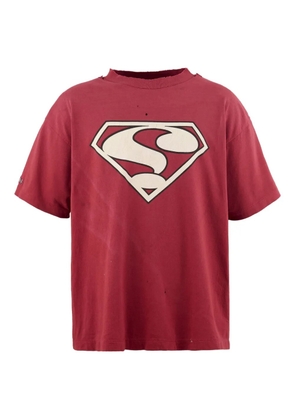 SAINT MXXXXXX graphic-print T-shirt - Red