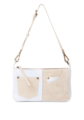 GUESS USA denim shoulder bag - White