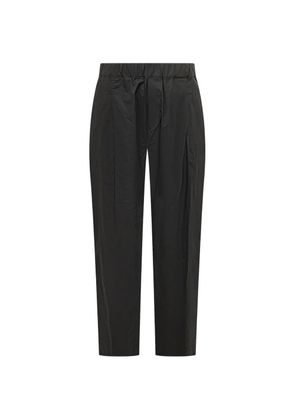 A Paper Kid logo-patch trousers - Black