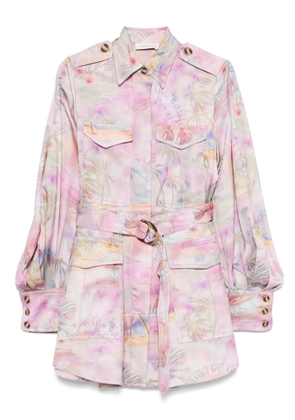 ZIMMERMANN Dawning mini dress - Purple