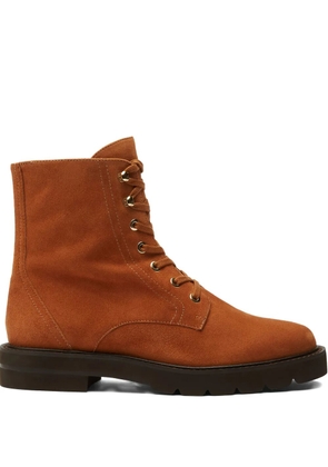 Stuart Weitzman Mila Lift lace-up boots - Brown