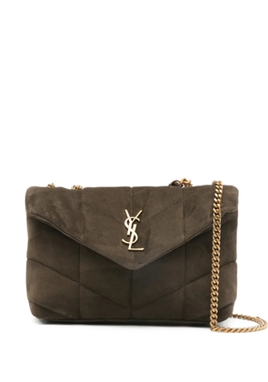 Saint Laurent Puffer Toy quilted shoulder bag - Brown