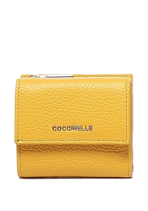 Coccinelle grained-leather wallet - Yellow