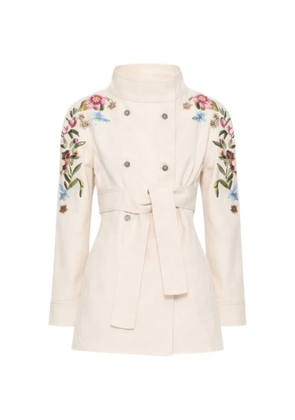 Valentino Garavani belted jacket - Neutrals