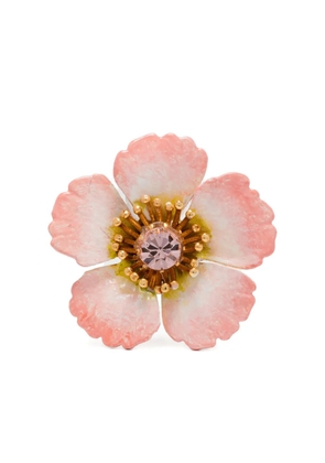 Jennifer Behr Deb flower earrings - Gold