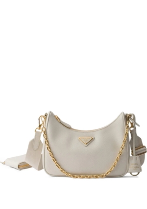 Prada Re-Edition 2005 leather shoulder bag - Neutrals