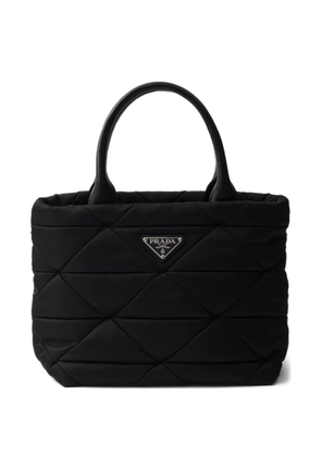 Prada small Re-Nylon padded tote bag - Black