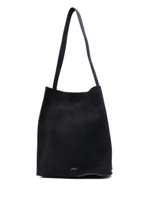 Studio Nicholson suede shoulder bag - Blue