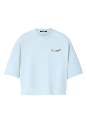 Jacquemus cropped T-shirt - Blue