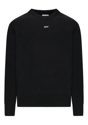 Off-White crewneck sweater - Black