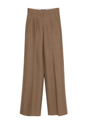 Seafarer pleated pants - Brown