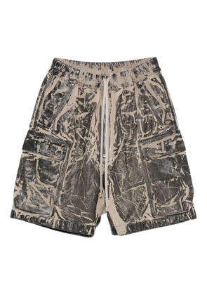 Rick Owens DRKSHDW washed cargo shorts - Black