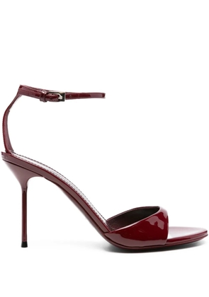 Paris Texas 95MM patent leather ankle-strap sandals - Red
