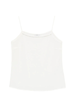 Peserico thin straps tank top - White
