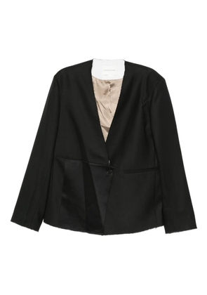 VIKTORIA CHAN panelled blazer - BLACK
