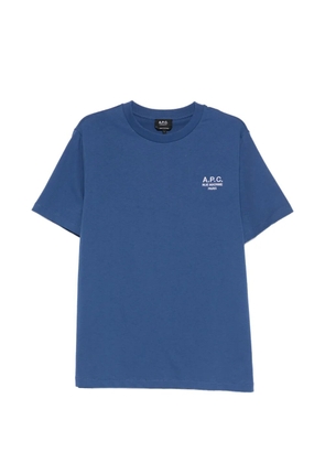 A.P.C. logo T-shirt - Blue