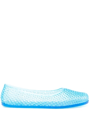 Ancient Greek Sandals translucent-design ballet flats - Blue